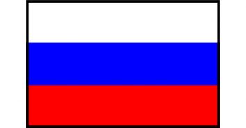 Russland Flagge